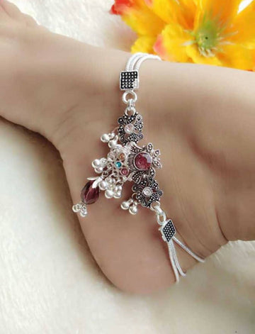 Elegant  Charm Stone Studded Anklet (payal-3)