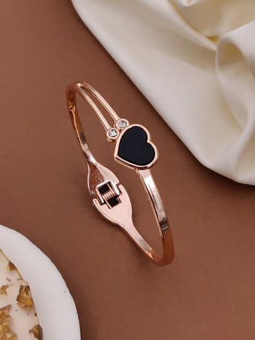 Modern Rose Gold Free Size Fashion Bracelet (BG5 RG)