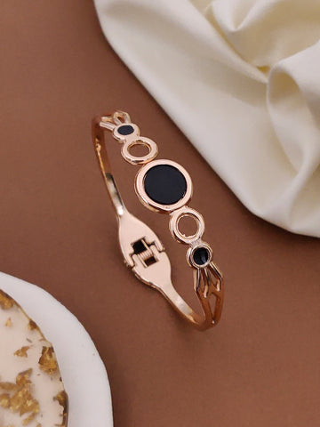 Modern Rose Gold Free Size Fashion Bracelet (BG15 RG)