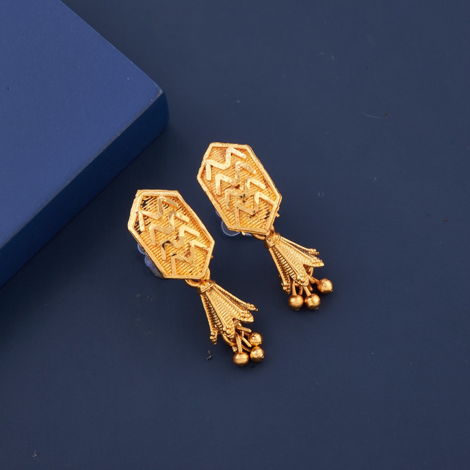 Designer Traditional Jhumka Earrings with Intricate Detailing (JK16)