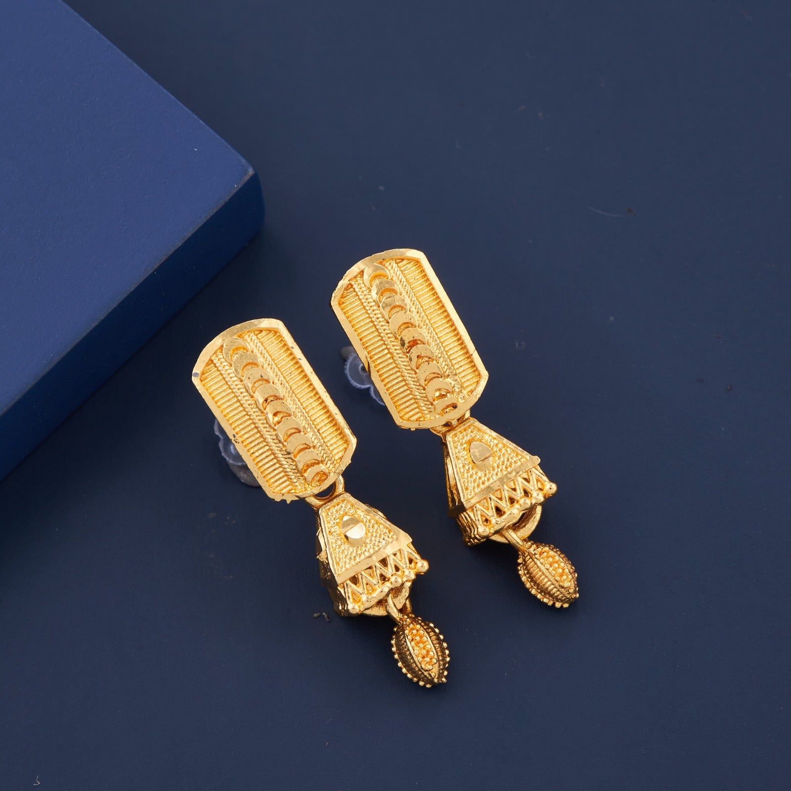 Designer Traditional Jhumka Earrings with Intricate Detailing (JK17)