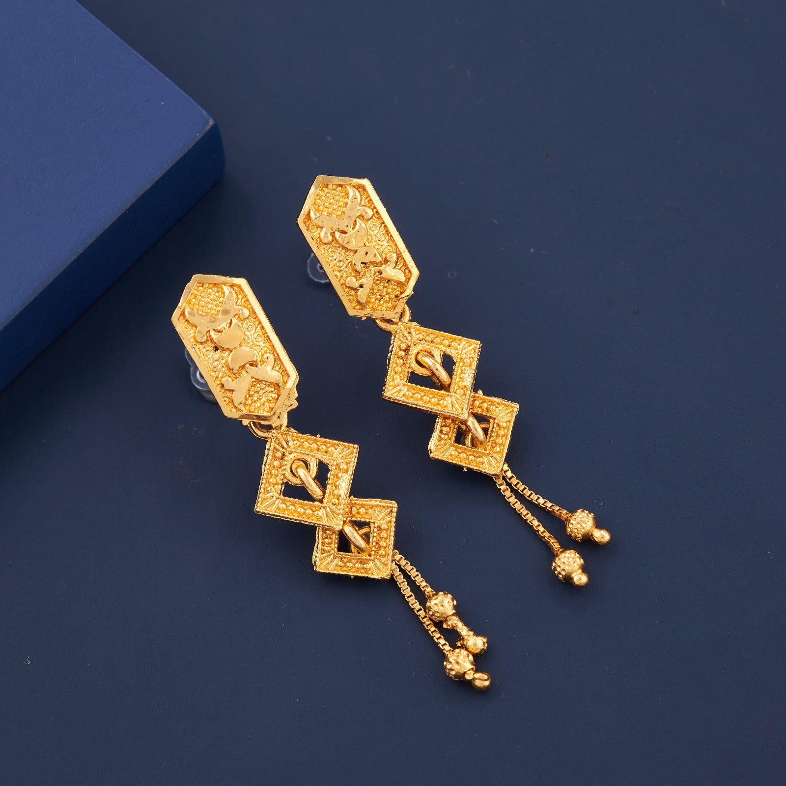 Designer Traditional Jhumka Earrings with Intricate Detailing (JK19)