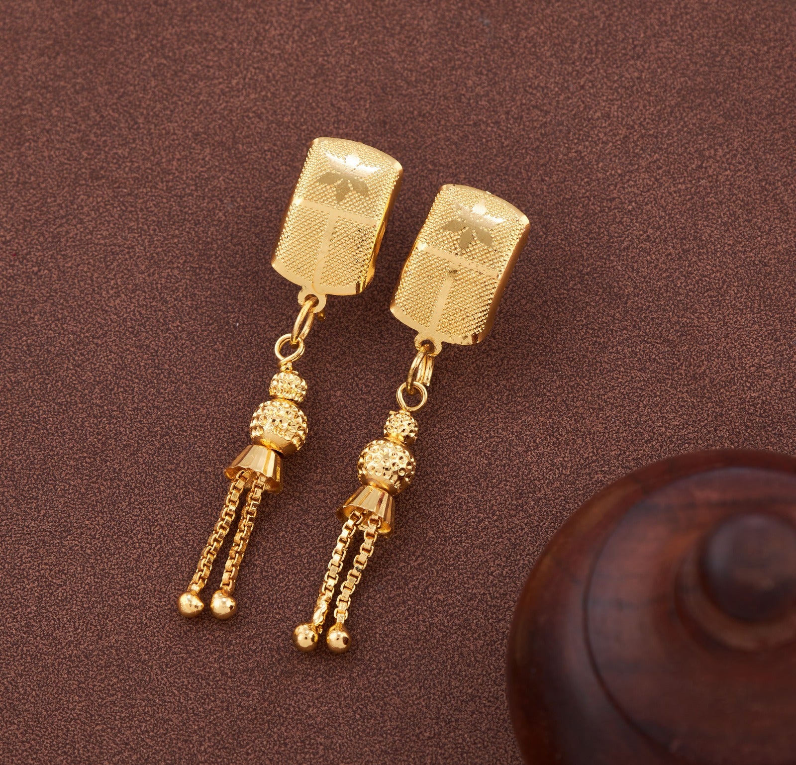Designer Traditional Jhumka Earrings with Intricate Detailing (JK26)