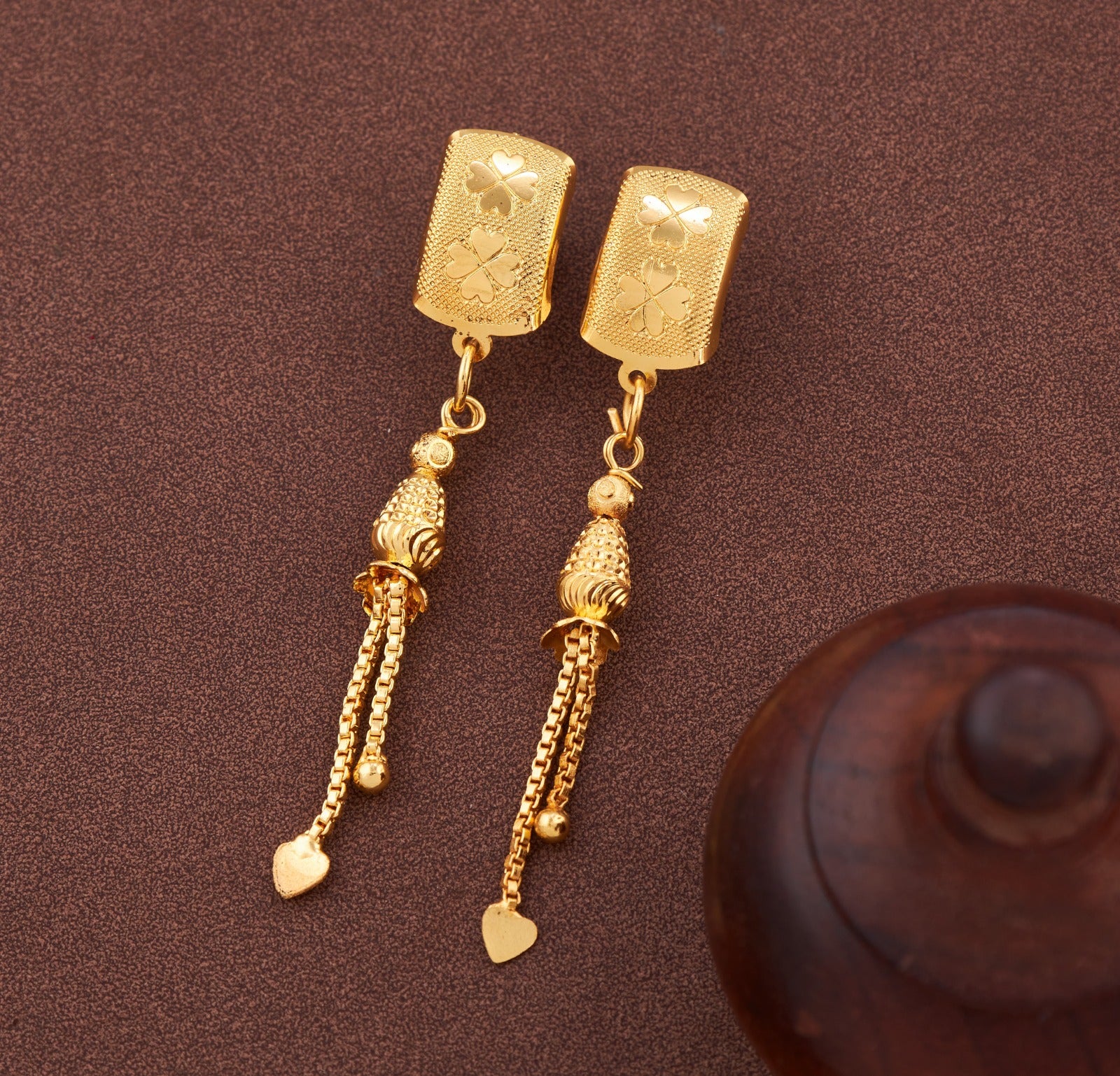 Designer Traditional Jhumka Earrings with Intricate Detailing (JK27)