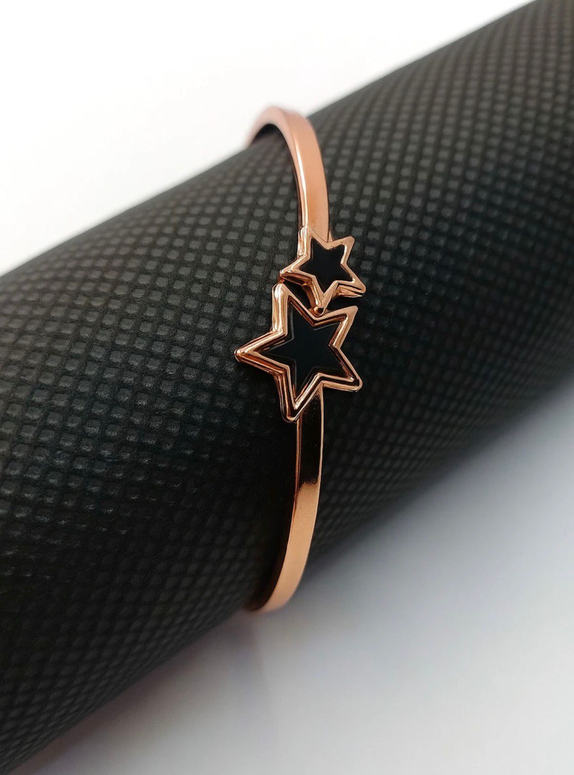 Modern Rose Gold Free Size Fashion Bracelet (BG17 RG)