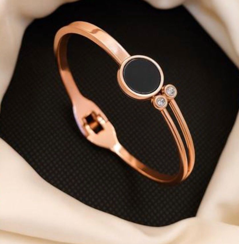 Modern Rose Gold Free Size Fashion Bracelet (BG13 RG)