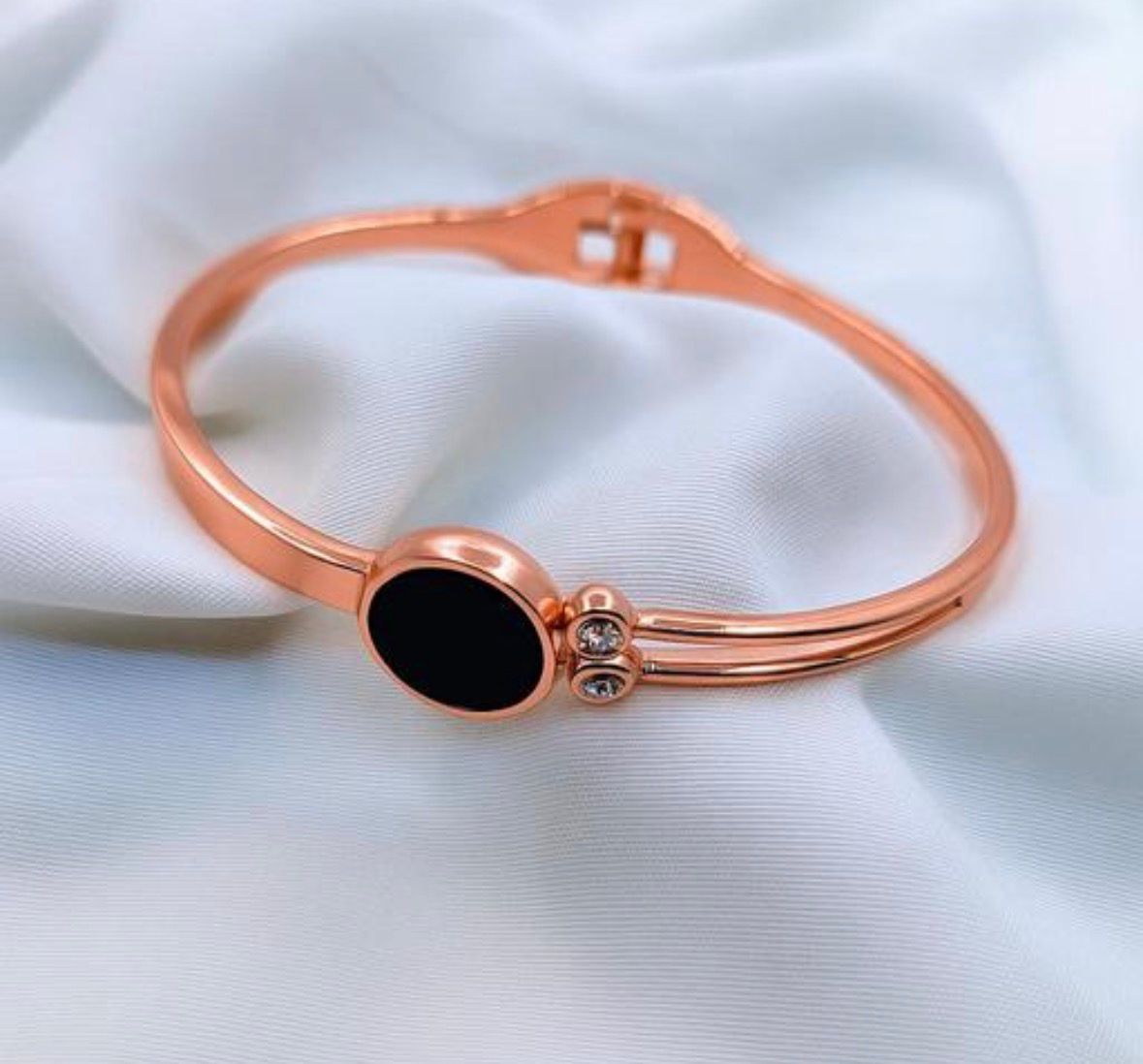 Modern Rose Gold Free Size Fashion Bracelet (BG13 RG)