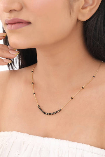 Elegant Bridal & Daily Wear Mangalsutra Necklace (ZNX-12)