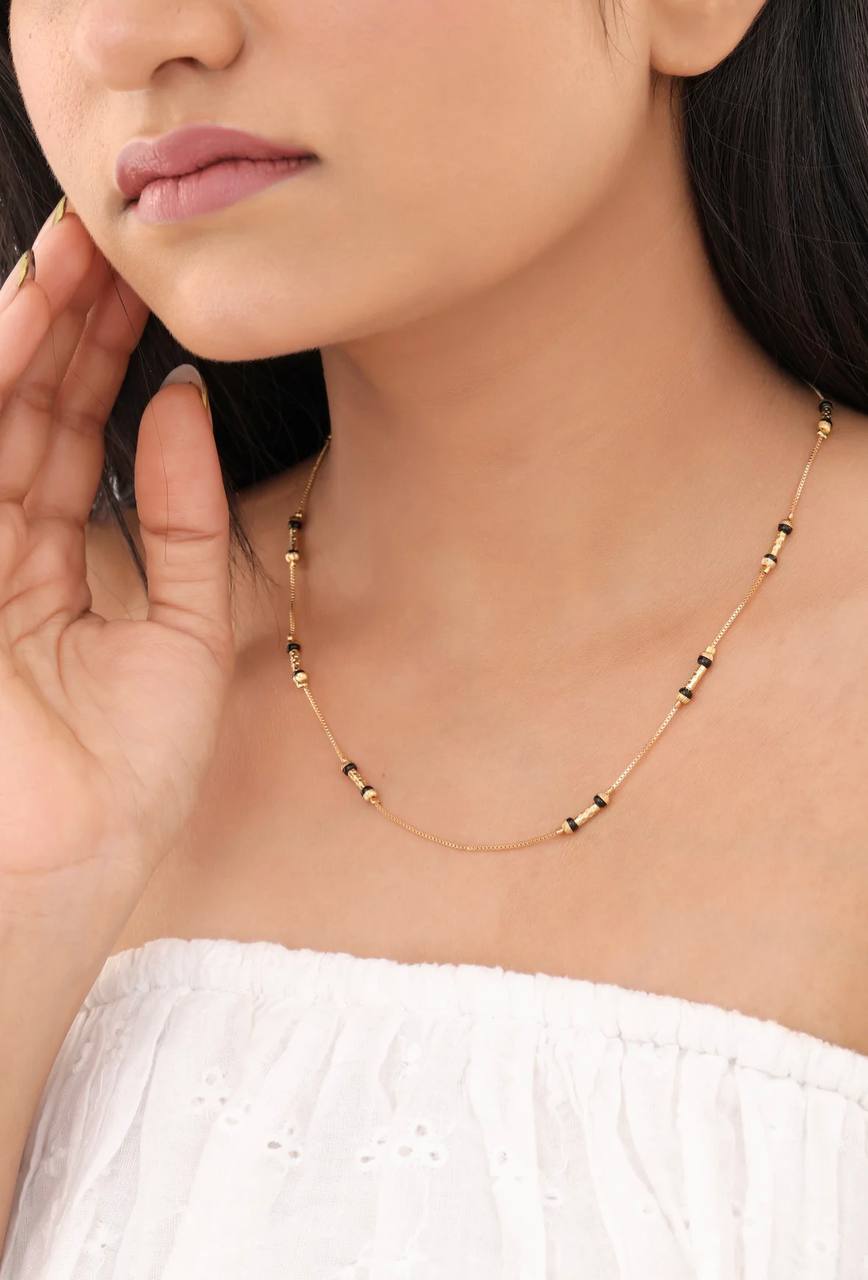 Elegant Bridal & Daily Wear Mangalsutra Necklace (ZNX-14)