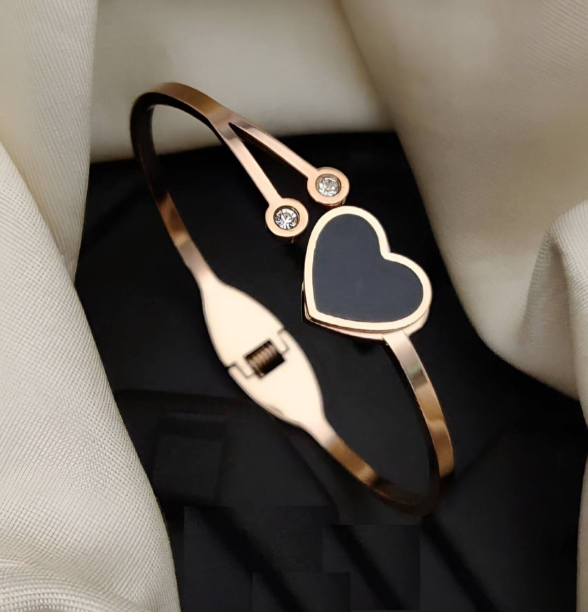 Modern Rose Gold Free Size Fashion Bracelet (BG5 RG)