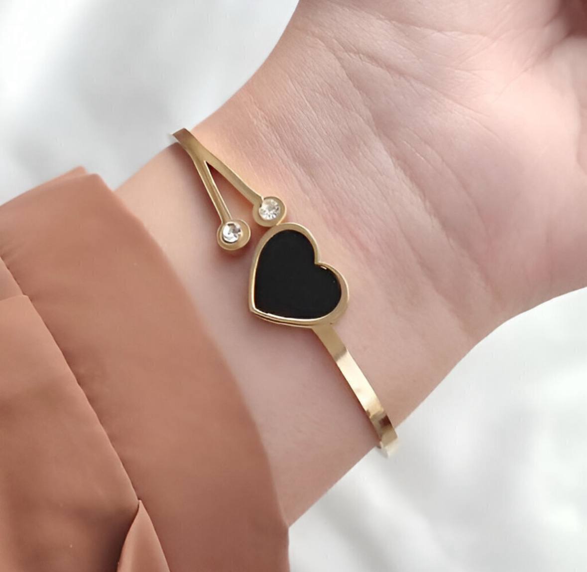 Modern Rose Gold Free Size Fashion Bracelet (BG5 RG)