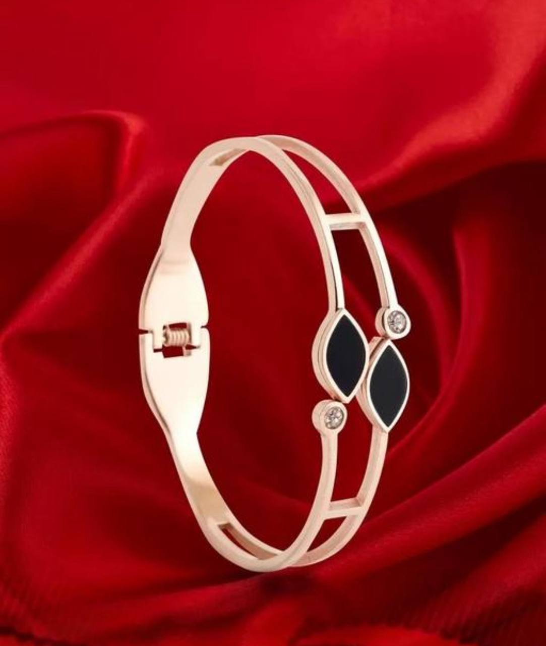 Modern Rose Gold Free Size Fashion Bracelet (BG7 RG)