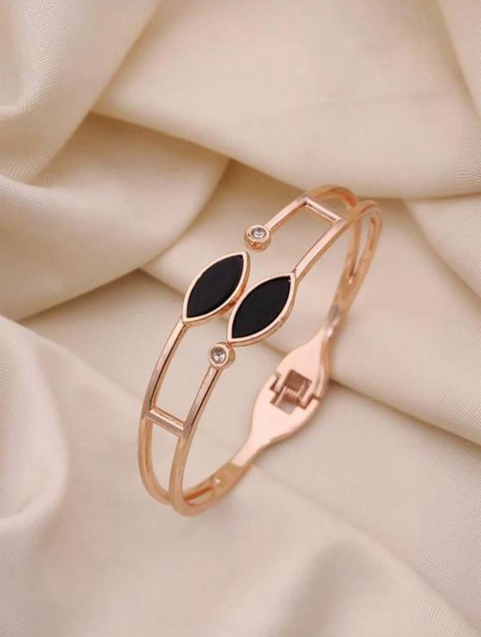 Modern Rose Gold Free Size Fashion Bracelet (BG7 RG)