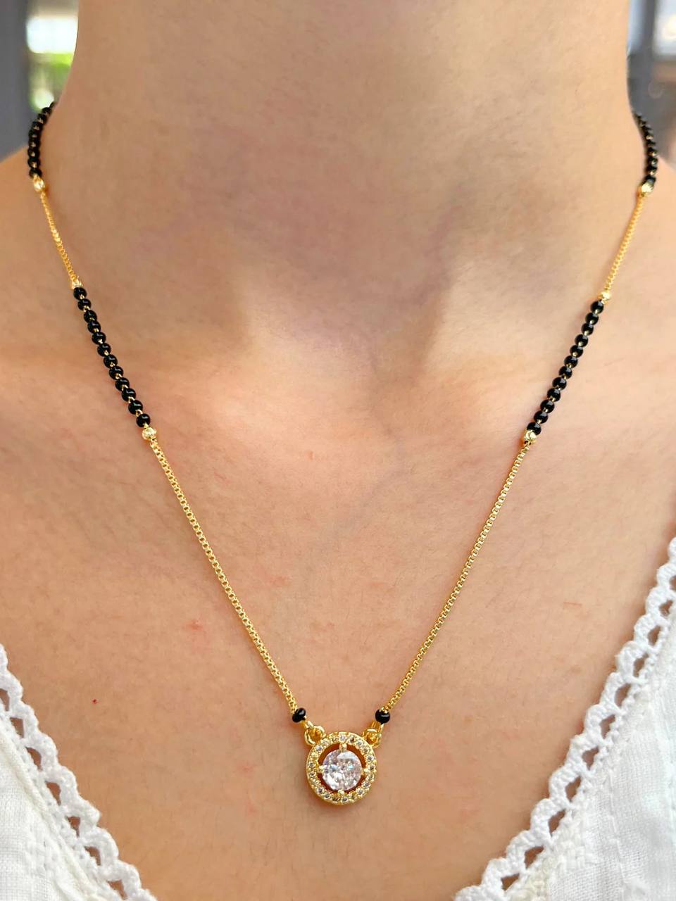 Elegant Bridal & Daily Wear Mangalsutra Necklace (ZNX-17)