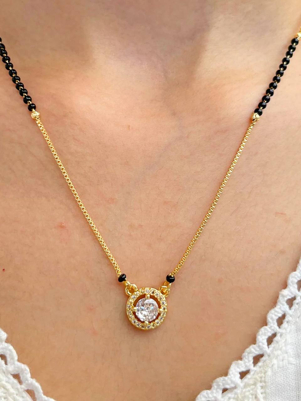 Elegant Bridal & Daily Wear Mangalsutra Necklace (ZNX-17)