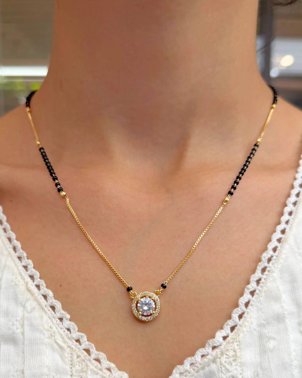 Elegant Bridal & Daily Wear Mangalsutra Necklace (ZNX-17)