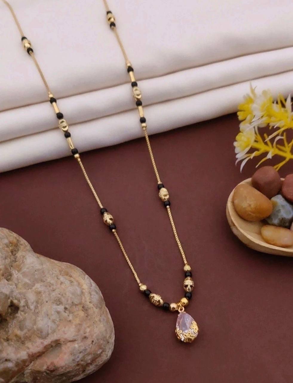 Elegant Bridal & Daily Wear Mangalsutra Necklace (ZNX-21)