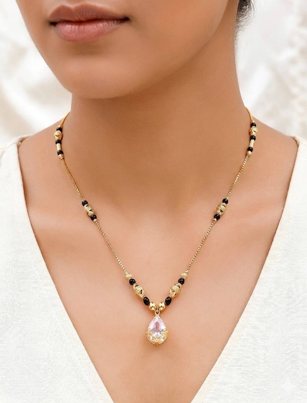 Elegant Bridal & Daily Wear Mangalsutra Necklace (ZNX-21)