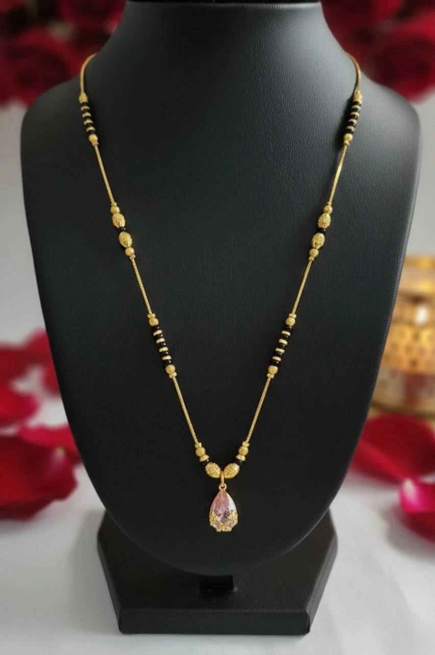 Elegant Bridal & Daily Wear Mangalsutra Necklace (ZNX-22)
