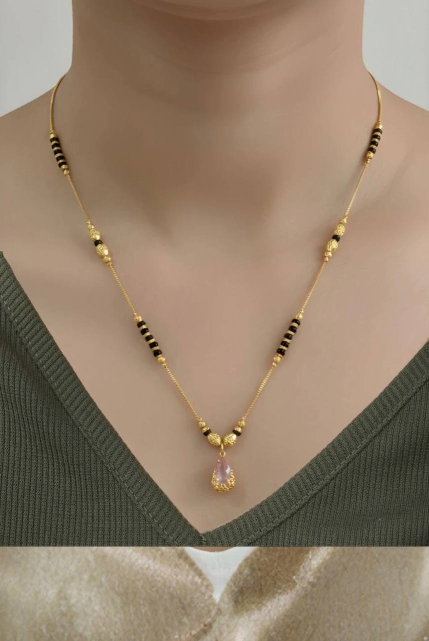 Elegant Bridal & Daily Wear Mangalsutra Necklace (ZNX-22)
