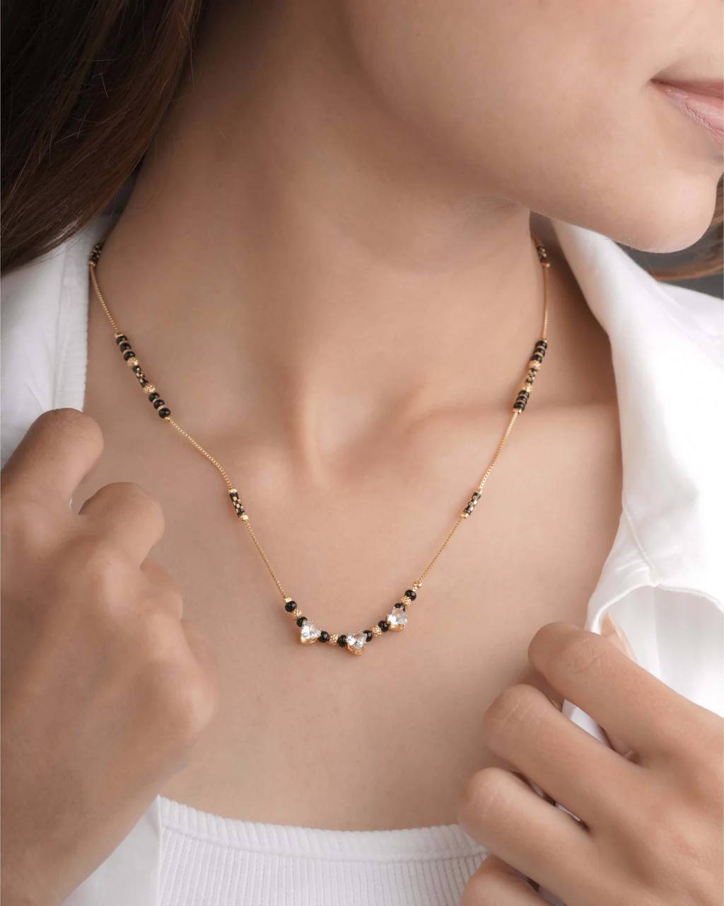 Elegant Bridal & Daily Wear Mangalsutra Necklace (ZNX-23)
