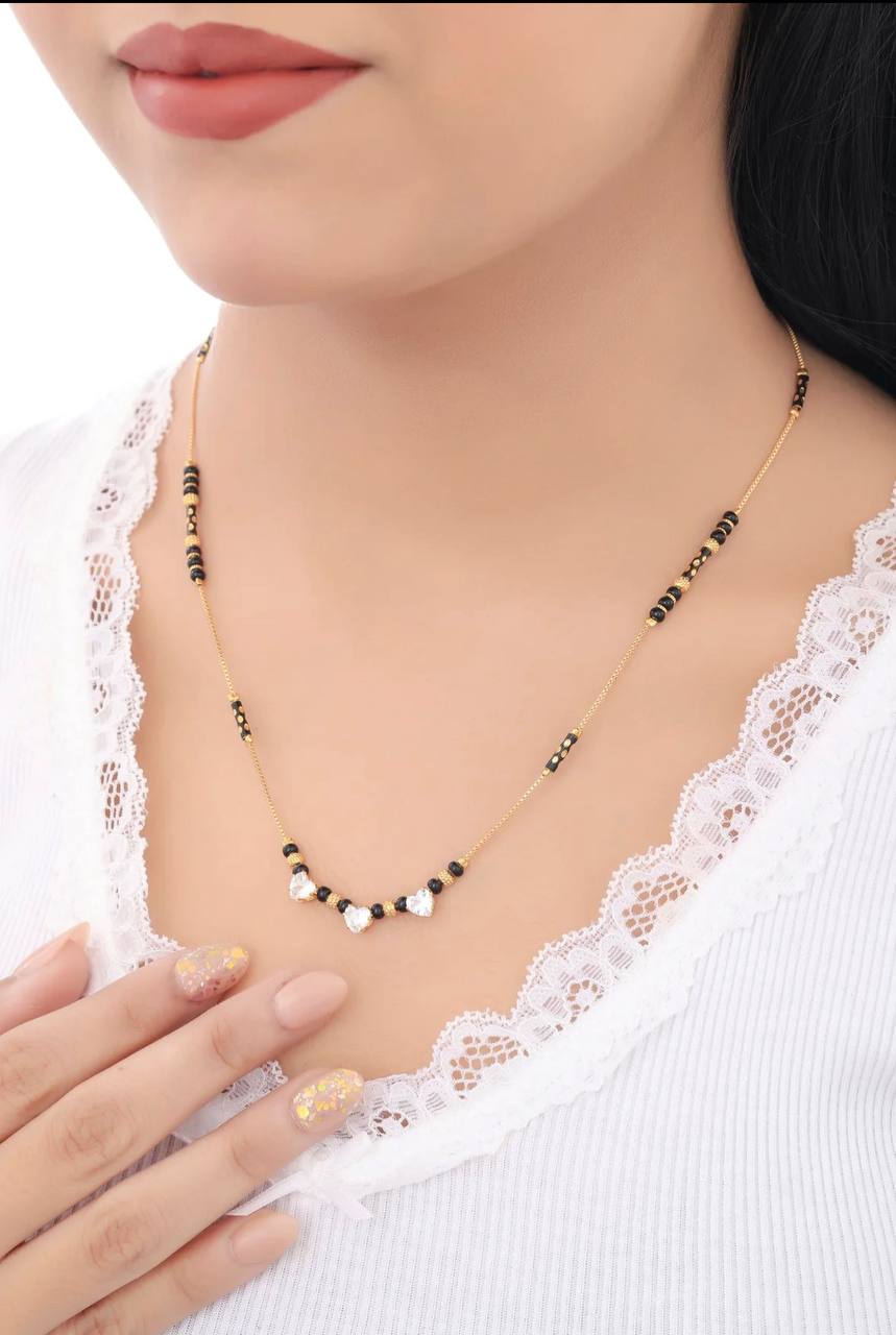 Elegant Bridal & Daily Wear Mangalsutra Necklace (ZNX-23)