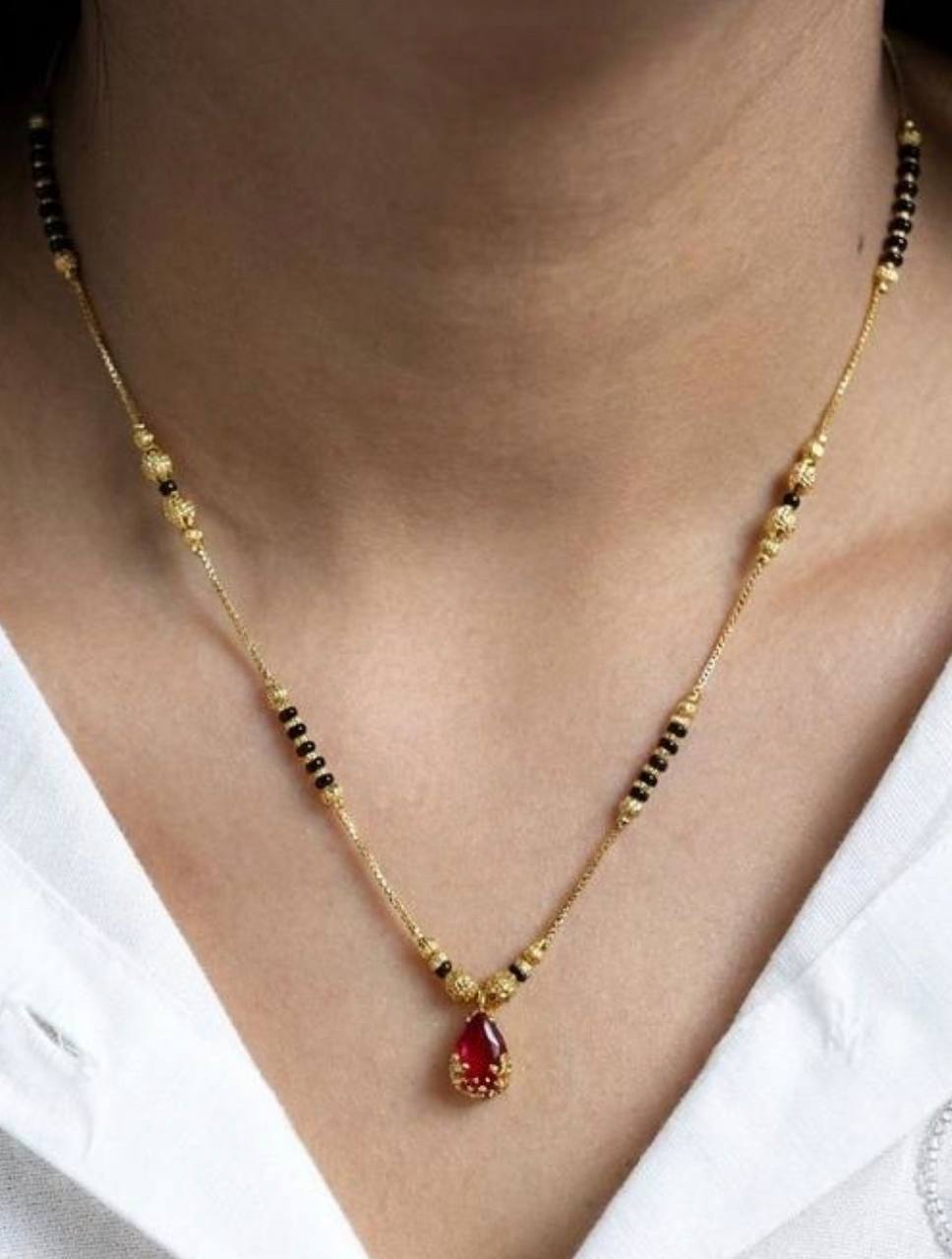 Elegant Bridal & Daily Wear Mangalsutra Necklace (ZNX-24)