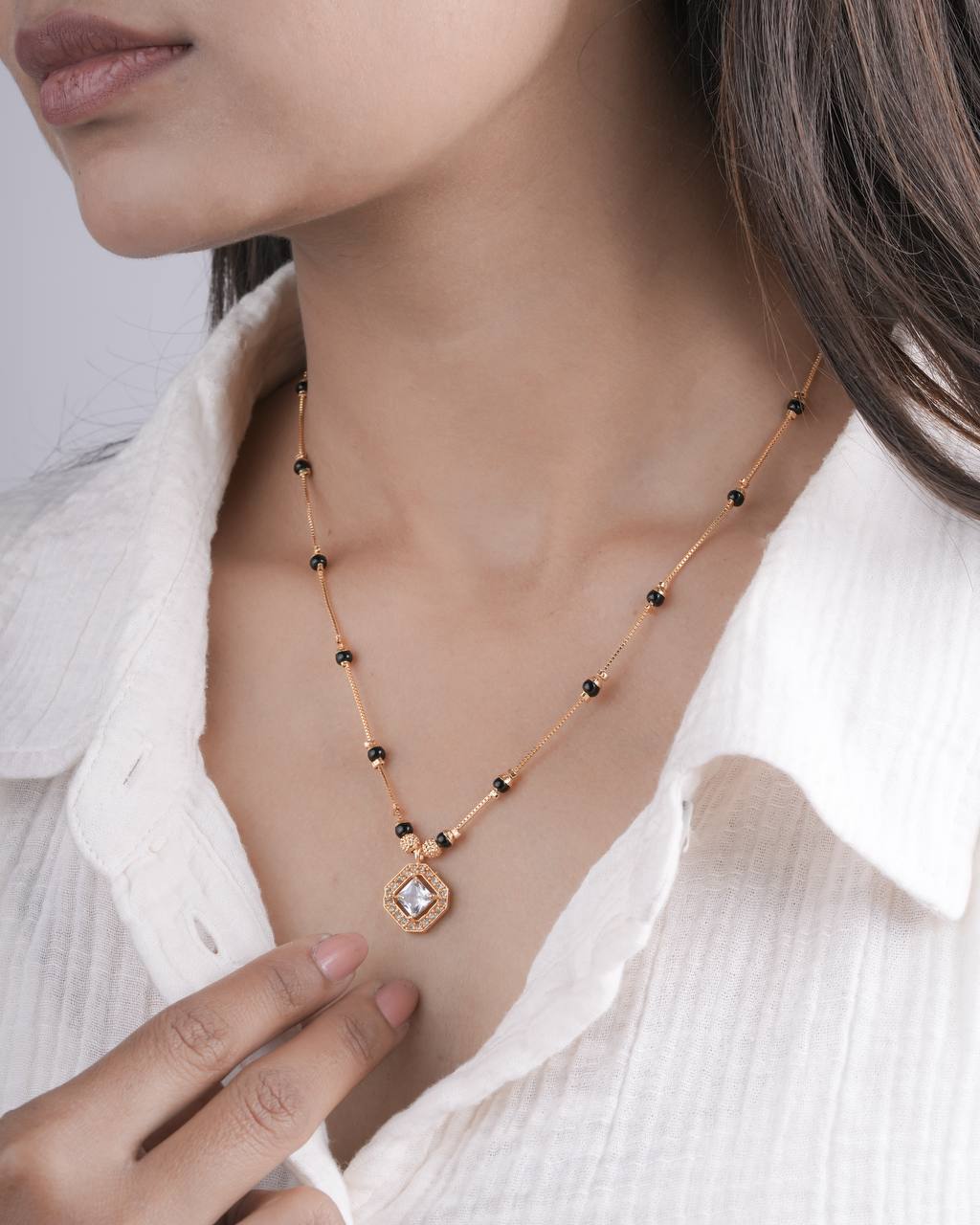 Elegant Bridal & Daily Wear Mangalsutra Necklace (ZNX-1)