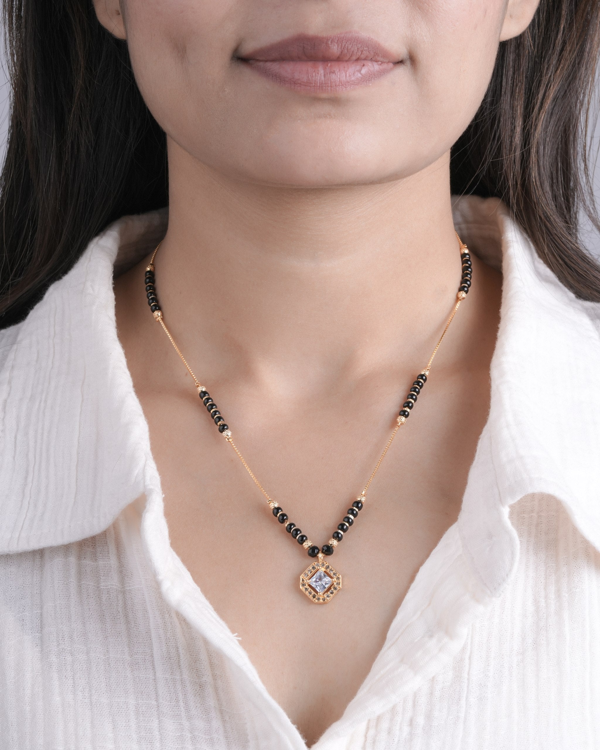 Elegant Bridal & Daily Wear Mangalsutra Necklace (ZNX-2)