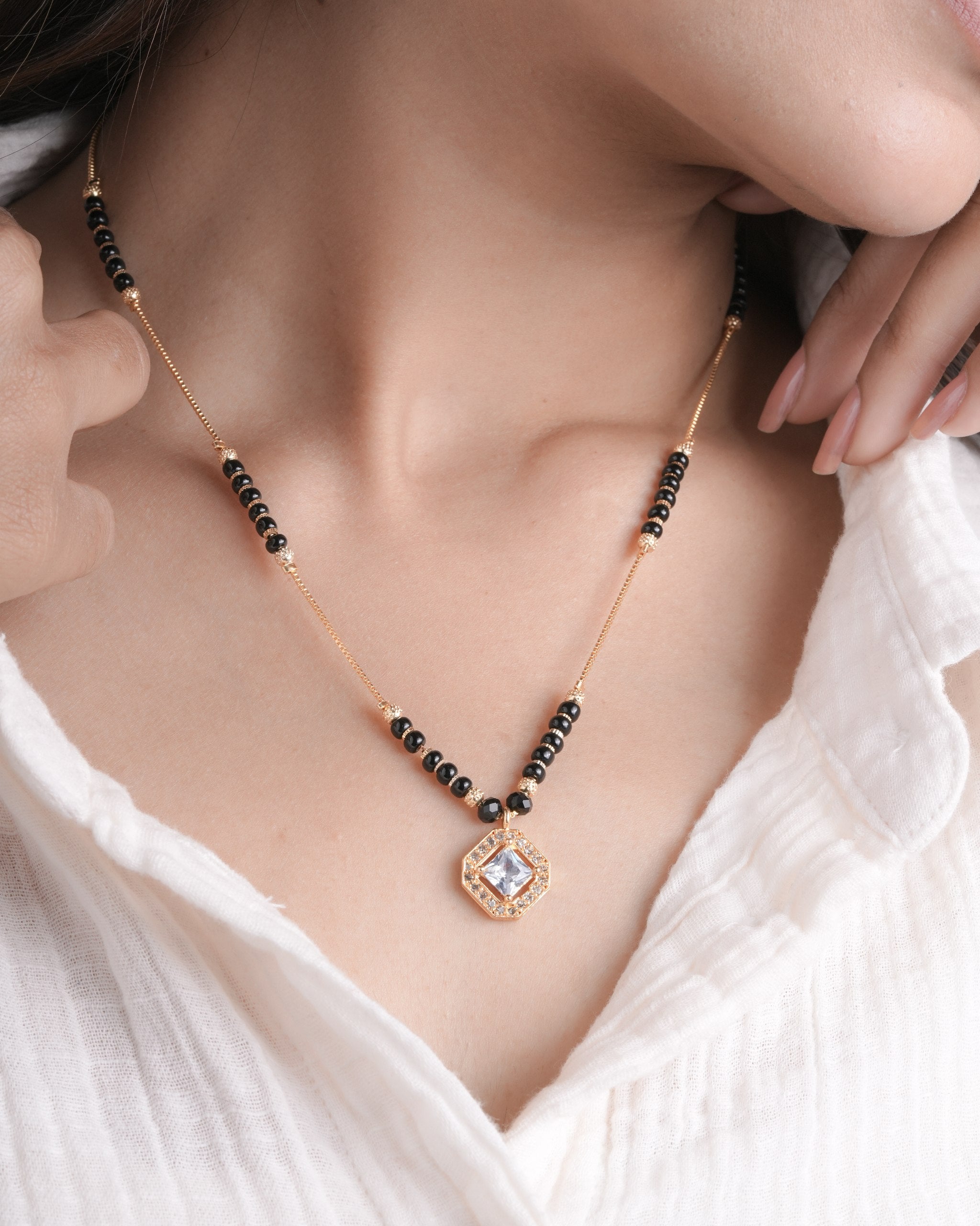 Elegant Bridal & Daily Wear Mangalsutra Necklace (ZNX-2)