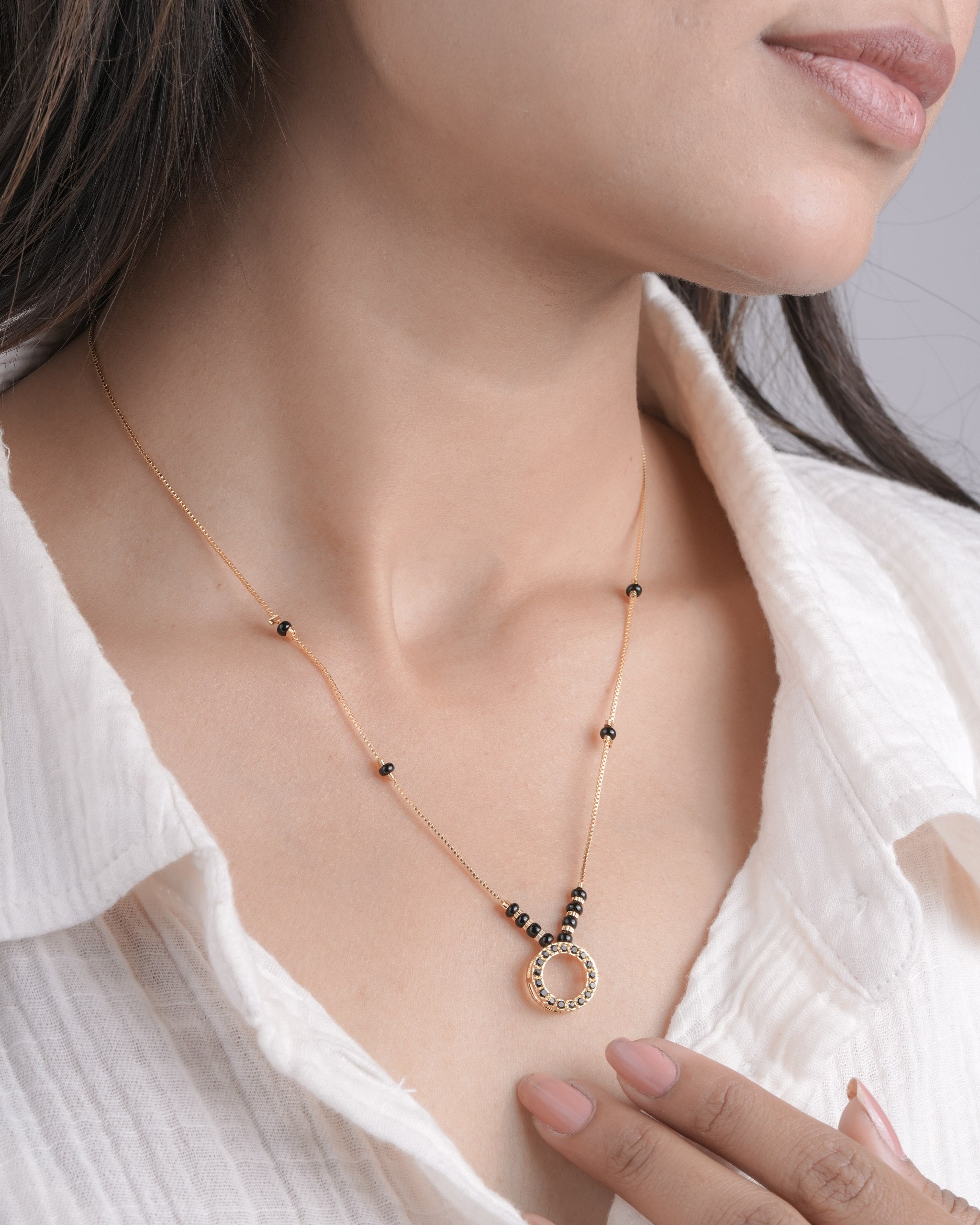 Elegant Bridal & Daily Wear Mangalsutra Necklace (ZNX-3)