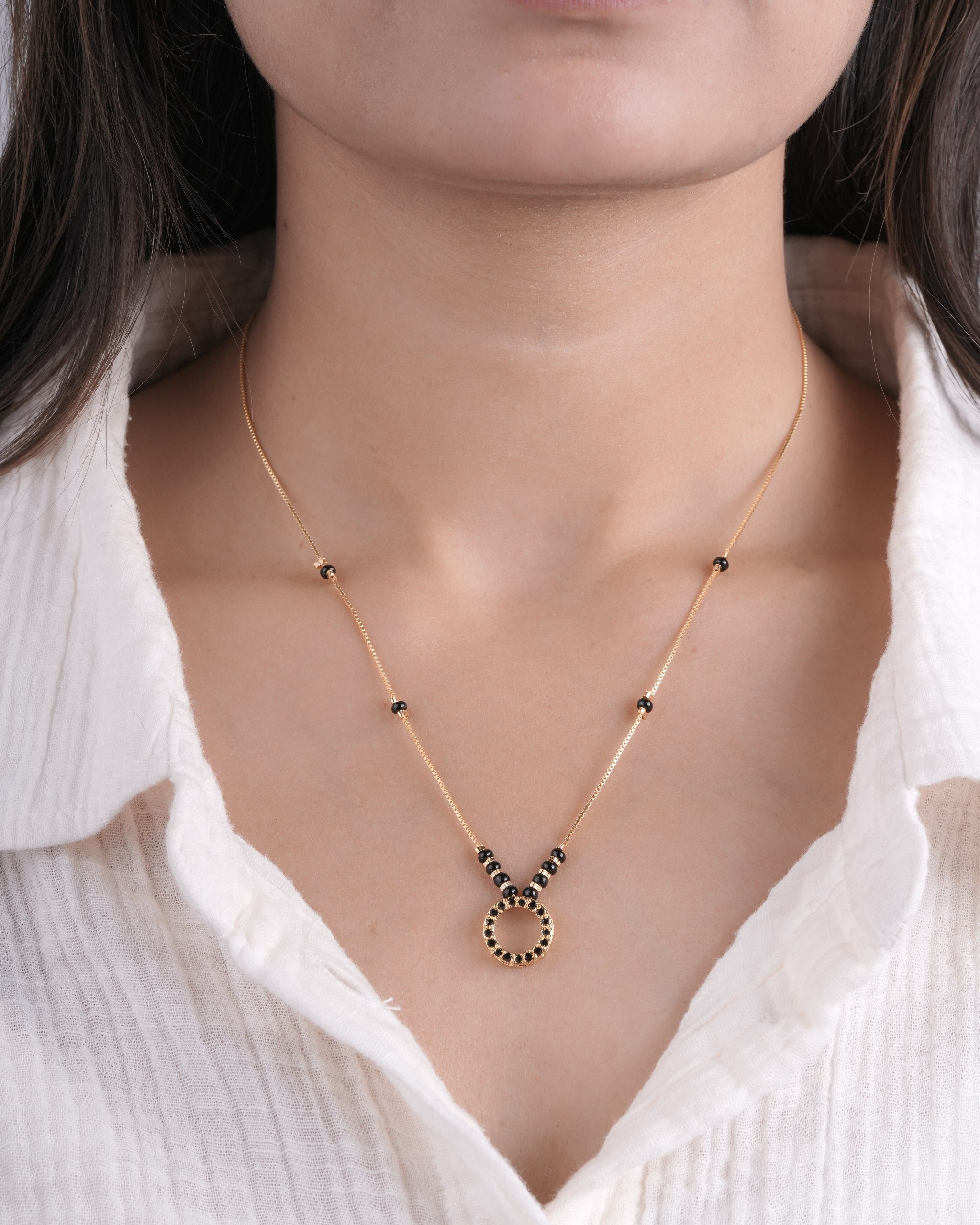 Elegant Bridal & Daily Wear Mangalsutra Necklace (ZNX-3)