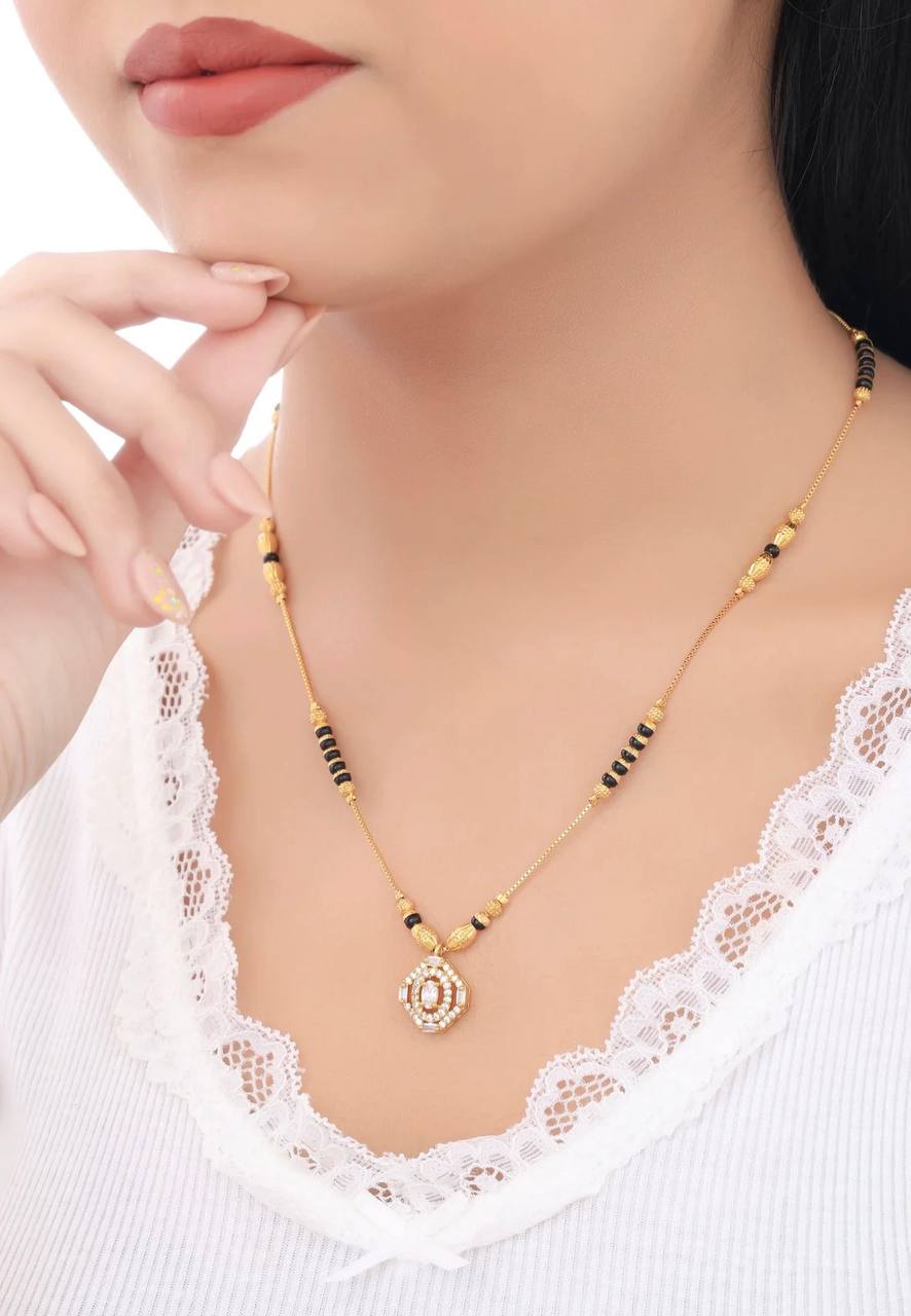 Elegant Bridal & Daily Wear Mangalsutra Necklace (ZNX-5)