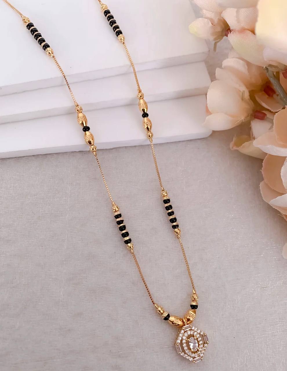 Elegant Bridal & Daily Wear Mangalsutra Necklace (ZNX-5)