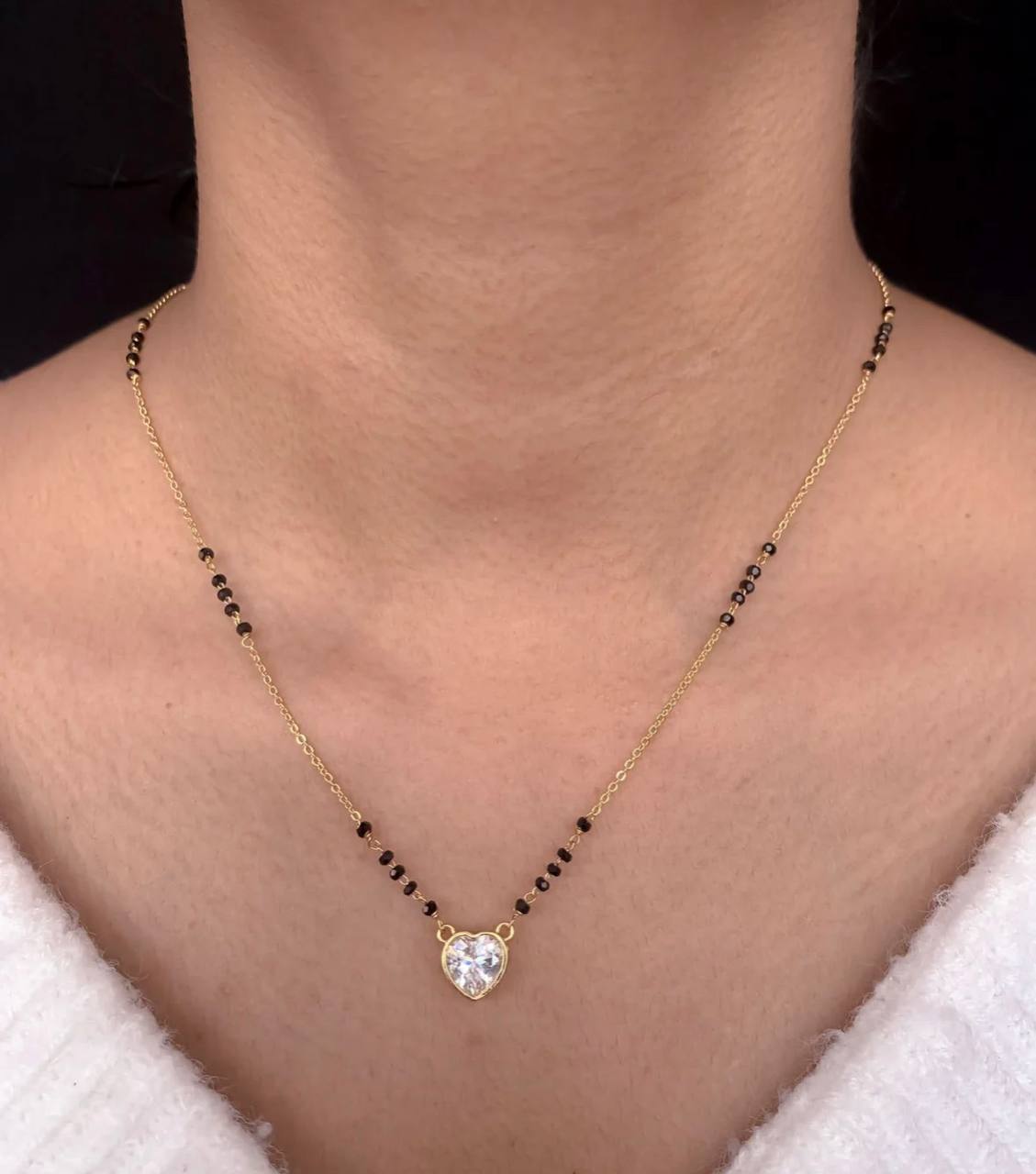 Elegant Bridal & Daily Wear Mangalsutra Necklace (ZNX-7)