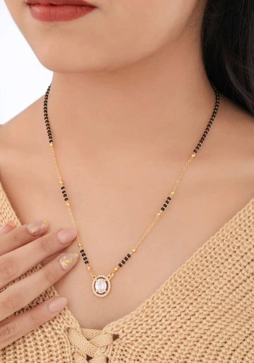 Elegant Bridal & Daily Wear Mangalsutra Necklace (ZNX-10)