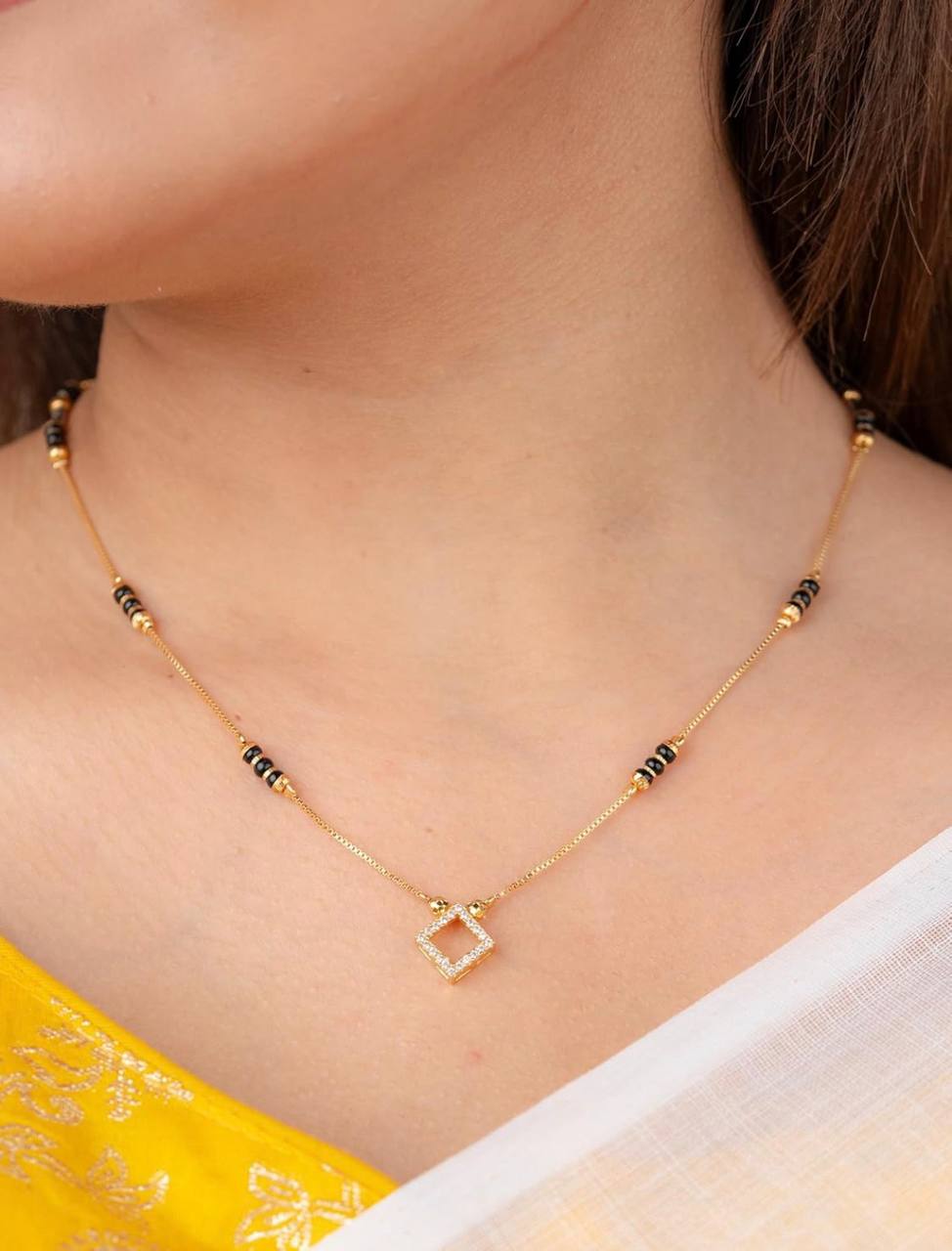 Elegant Bridal & Daily Wear Mangalsutra Necklace (ZNX-11)