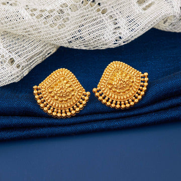 Traditional Gold Plated Designer Stud Earrings for Women (K5)